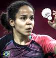 Fabiana Silva perde e é eliminada dos Jogos Olímpicos de Tóquio Reprodução Twitter/@timebrasil  Foto: @timebrasil / Reprodução Twitter