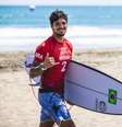 Gabriel Medina aderiu a onda de pintar as unhas nas cores do Brasil Miriam Jeske/COB  Foto: Miriam Jeske  / COB