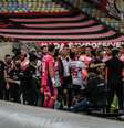 Confusão entre integrantes das comissões técnicas de Flamengo e São Paulo no Maracanã  Foto: Daniel Brasil/Photopress/Gazeta Press