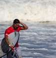 Notas baixas dadas por juízes a Gabriel Medina causaram indignação entre torcedores brasileiros; ele ficou sem medalhas  Foto: Reuters / BBC News Brasil