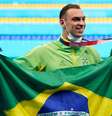 Fernando Scheffer mostra medalha de bronze conquistada nos 200 metros nado livre na Olimpíada de Tóquio 2020
27/07/2021 
Rob Schumacher-USA TODAY Sports  Foto: Reuters
