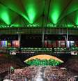Cerimônia de abertura da Olimpiada do Rio de Janeiro foi muito elogiada e o evento, no geral, foi um 'sucesso'. Mesmo assim, a ampla publicidade dada ao Brasil atrapalhou a imagem do país, em vez de ajudar  Foto: Getty Images / BBC News Brasil