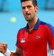 Novak Djokovic durante partida na Olimpíada de Tóquio 2020
28/07/2021 REUTERS/Mike Segar  Foto: Reuters