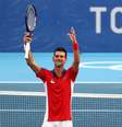 Djokovic comemora vitória sobre Alejandro Davidovich nesta quarta-feira Mike Segar/Reuters  Foto: Mike Segar / Reuters