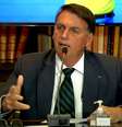 O presidente Jair Bolsonaro na live desta quinta-feira, 29.  Foto: Twitter/Reprodução / Estadão Conteúdo