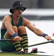 Lucas Verthein durante a final B do remo skiff simples nos Jogos de Tóquio  Foto: Leah Millis/Reuters