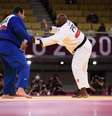 Rafael Silva foi derrotado por Teddy Riner nesta sexta-feira nos Jogos Olímpicos de Tóquio Annegret Hilse/Reuters  Foto: Annegret Hilse  / Reuters