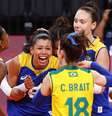 Vôlei: Brasil bate a Sérvia e encaminha liderança da chave  Foto: Carlos Garcia Rawlings