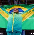 Rebeca Andrade ganha o ouro no salto nos Jogos de Tóquio  Foto: Mike Blake