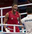  Hebert Conceição comemora classificação, neste domingo, que vai gerar medalha Julio César Guimarães/COB  Foto: Julio César Guimarães / COB