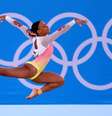 Rebeca em sua última apresentação nesta segunda-feira nos Jogos Olímpicos de Tóquio Lisi Niesner Reuters  Foto: Lisi Niesner / Reuters