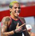 Ana Marcela Cunha, do Brasil, conquistou o ouro na competição de maratona aquática feminina de 10 km
04/08/2021
REUTERS/Leonhard Foeger  Foto: Reuters