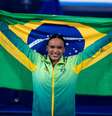 Rebeca Andrade vai representar o Brasil  Foto: Míriam Jeske/COB/Divulgação / Elas no Tapete Vermelho