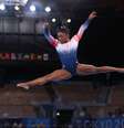 Simone Biles durante apresentação nesta terça-feira, nos Jogos Olímpicos de Tóquio Lindsey Wasson/Reuters  Foto: Lindsey Wasson  / Reuters