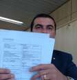 O deputado Luis Miranda mostra nota fiscail irregular durante depoimento à PF; ‘Foi apresentado ao presidente’, afirma parlamentar  Foto: Reprodução / Estadão