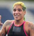 Ana Marcela Cunha comemora medalha de ouro conquistada na Tóquio 2020
04/08/2021 Kareem Elgazzar-USA TODAY Sports  Foto: Reuters