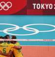 Seleção Brasileira entra em quadra para encarar o Comitê Olímpico Russo pela vaga na final Gaspar Nobrega/COB  Foto: Gaspar Nobrega  / COB
