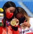 Sakura Yosozumi e Sky Brown são as medalhistas mais novas Mike Blake/Reuters  Foto: Mike Blake  / Reuters