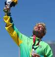 Pedro Barros foi prata no skate park nesta quinta-feira nos Jogos de Tóquio  Foto: Reuters / BBC News Brasil
