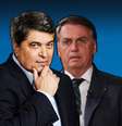 Datena se mostra obstinado a enfrentar Bolsonaro e ser o primeiro apresentador de TV eleito presidente do Brasil  Foto: Band/Divulgação e Marcos Côrrea/Presidência da República (Fotomontagem: Blog Sala de TV)