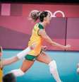 Carol Gattaz foi uma das principais jogadoras da Seleção feminina de vôlei (FIVB/DIVULGAÇÃO)  Foto: LANCE!