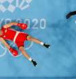 Hebert Conceição logo após nocautear ucraniano para conquistar a medalha de ouro  Foto: Ueslei Marcelino/Reuters