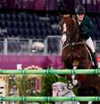 Pedro Veniss e seu cavalo Quarry De L Isle durante prova neste sábado Alkis Konstantinidis/Reuters  Foto: Alkis Konstantinidis  / Reuters