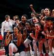 Seleção feminina de basquete da França comemora bronze nos Jogos Olímpicos de Tóquio neste sábado Brian Snyder/Reuters  Foto: Brian Snyder  / Reuters