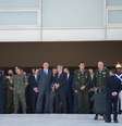 O presidente Jair Bolsonaro recebeu, nesta terça-feira (10), no Palácio do Planalto, em Brasília (DF), o convite para participar do treinamento da Marinha, que será no dia 16 de agosto, na cidade de Formosa (GO). Houve um desfile de tanques e blindados da Marinha pela Esplanada dos Ministérios na parte da manhã desta terça-feira  Foto: Matheus W Alves/Futura Press