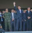 Jair Bolsonaro participa de desfile militar  Foto: Leo Bahia/FotoArena / Estadão Conteúdo
