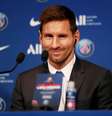 Messi em entrevista pelo Paris St Germain, em Paris
11/7/2021 REUTERS/Sarah Meyssonnier  Foto: Reuters