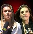 Letícia Gil e Beth Lucchesi: a violência no Brasil não poupa ninguém  Foto: Reproduções/TV (Fotomontagem: Blog Sala de TV)
