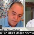 Tony Ramos se emocionou ao lembrar de Tarcísio Meira  Foto: GloboNews / Reprodução