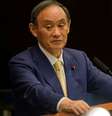 Primeiro-ministro do Japão, Yohishide Suga, durante entrevista coletiva na residência oficial do premiê em Tóquio
08/07/2021 Nicolas Datiche/Pool via REUTERS  Foto: Reuters