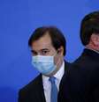 O deputado federal Rodrigo Maia (sem partido-RJ) reagiu hoje às mensagens do presidente Jair Bolsonaro  Foto: Adriano Machado / Reuters