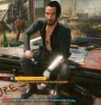 Johnny Silverhand de visual novo em Cyberpunk 2077   Foto: Reprodução / Tecnoblog