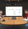 Facebook testa app de trabalho remoto Horizon Workrooms para Oculus Quest 2 
 18/8/2021 Facebook/via REUTERS   Foto: Reuters