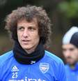 David Luiz durante o período final de sua passagem pelo Arsenal  Foto: Reprodução/@arsenal.com