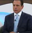 O governador João Doria durante programa Roda Viva, da TV Cultura  Foto: Reprodução / Estadão