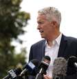 Craig Tiley durante entrevista coletiva em Melboourne
04/02/2021 REUTERS/Loren Elliott  Foto: Reuters