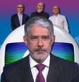 Bonner e os Marinhos, donos do Grupo Globo: não há poder sem sequelas  Foto: Estevam Avellar/TV Globo e Reprodução/TV (Fotomontagem: Blog Sala de TV)