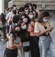 Fila de vacinação contra a Covid-19 no Rio de Janeiro  Foto: EPA / Ansa