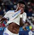 Vinícius Júnior vem sendo destaque do Real Madrid (Jose Miguel FERNANDEZ / AFP)  Foto: LANCE!