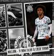 Willian foi oficializado pelo Corinthians como mais novo reforço do time  Foto: Reprodução/Facebook/@corinthians