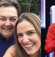 Luciana Cardoso elogiou o trabalho de Tiago Leifert no comando do 'Super Dança dos Famosos'  Foto: Instagram/ @lucard/ Reprodução de 'Domingão do Faustão' (2021) / Globo / Estadão