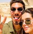 Os dois desembarcaram em Cairo nesta segunda-feira (30) e estão aproveitando juntinhos a viagem.  Foto: Instagram: @gilancellotti / Famosos e Celebridades