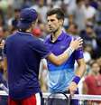 Nova Djokovic cumprimenta Nodskov Rune após partida do Aberto dos EUA
31/08/2021
Jerry Lai-USA TODAY Sports  Foto: Reuters