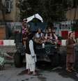 Soldados do Taliban em uma das principais praças de Cabul, capital do Afeganistão
01/09/2021 WANA (West Asia News Agency) via REUTERS  Foto: Reuters