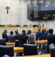 Sessão plenária da Câmara dos Vereadores de SP  Foto:  Afonso Braga / Câmara de São Paulo