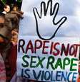 Protesto na Índia contra estupro  Foto: Getty Images / BBC News Brasil